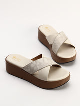 Chic Comfort Platform Slip-Ons