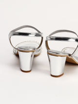 Elegant 3-Inch Block Heel Evening Sandals