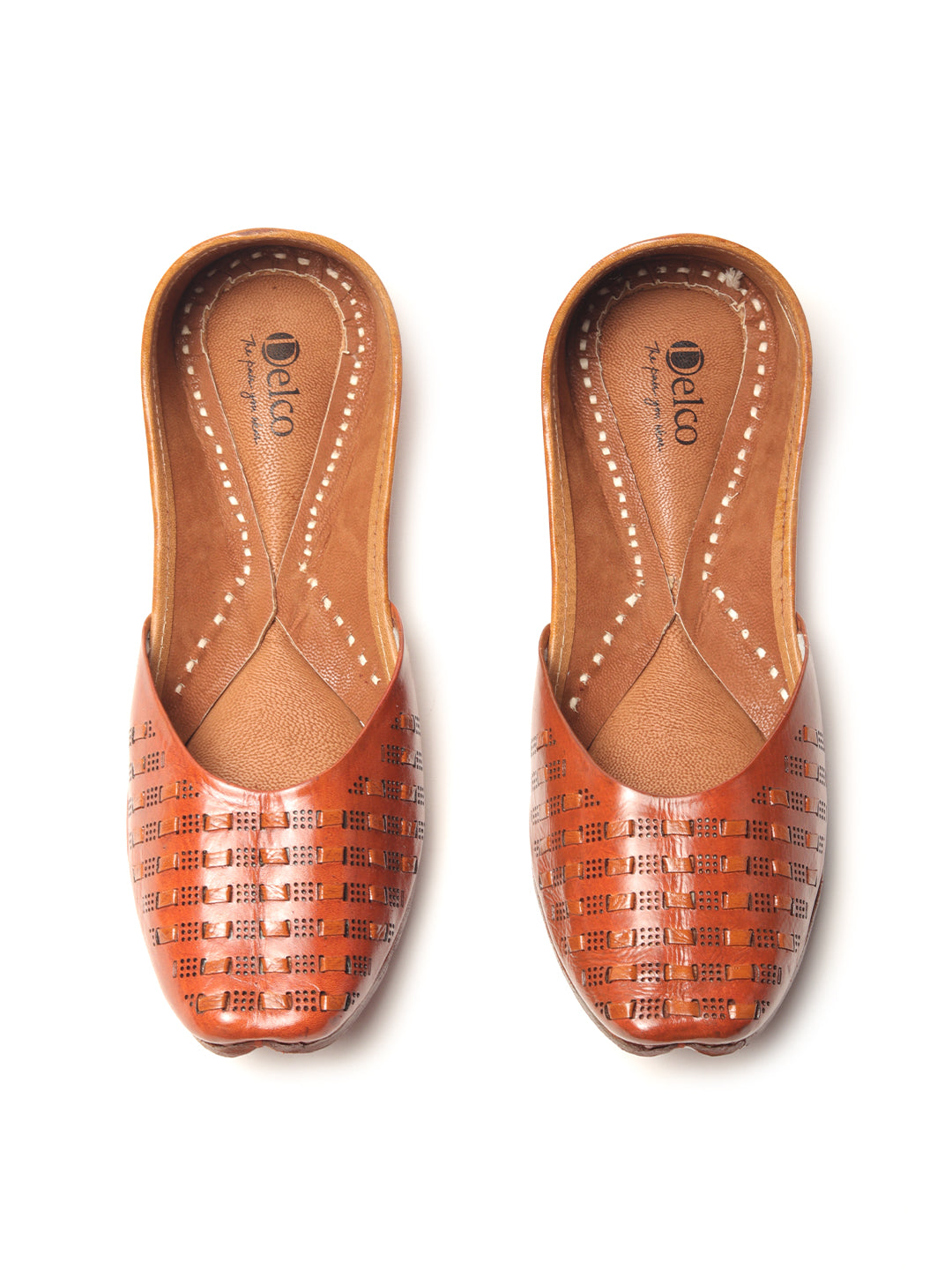 Women's TAN-Colored Casual Jutis – DELCO SHOES