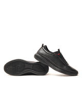 Delco Men's Black Solid Derby