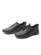 Delco Men's Black Solid Derby