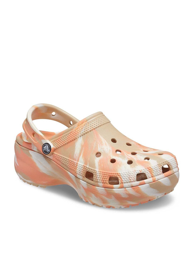 Classic Platform Marbled Clog W