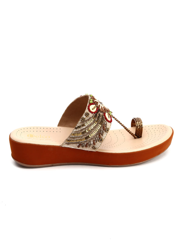 Stylish Platform Evening Chappals