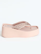 Delco Chic Platform Slip-On Chappals