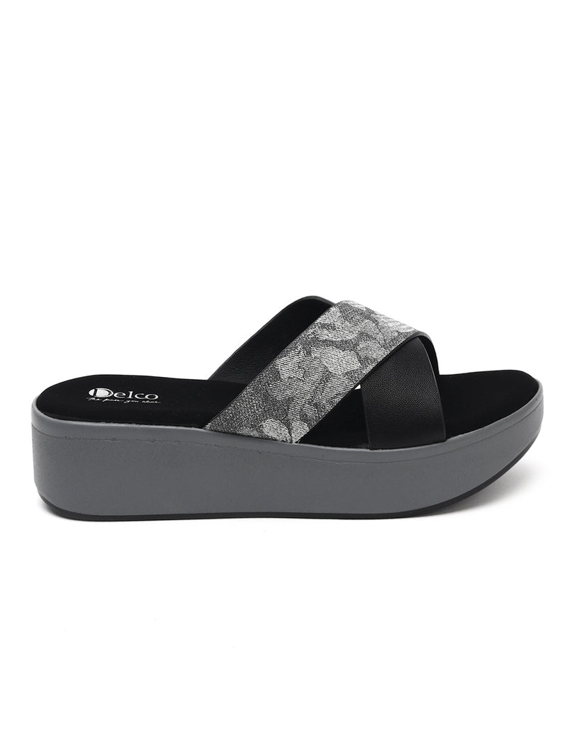 Chic Comfort Platform Slip-Ons