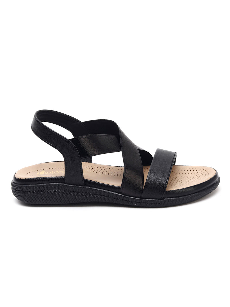 TPR Sole Flat Back-Strap Sandals