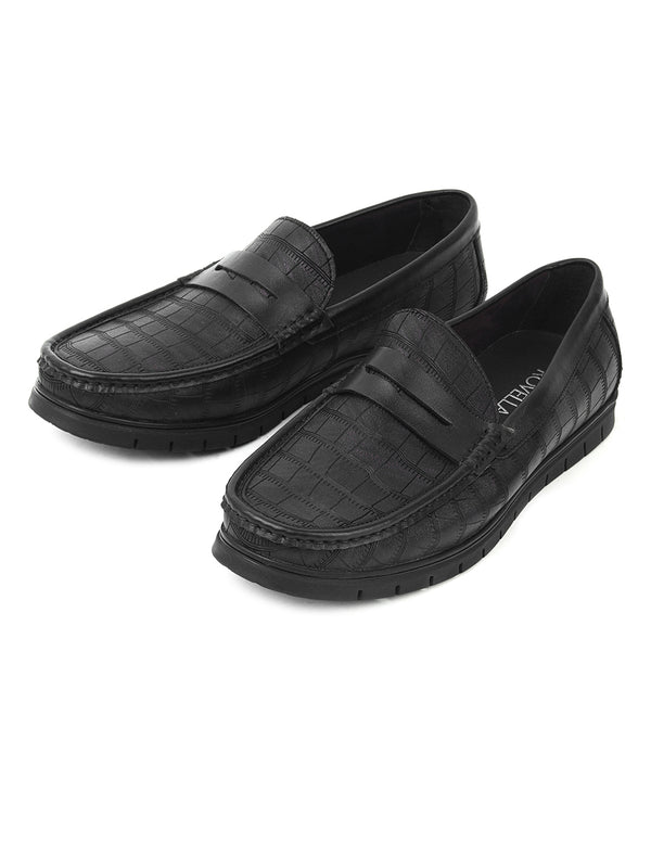 Delco Men Formal Pull on Moccasin