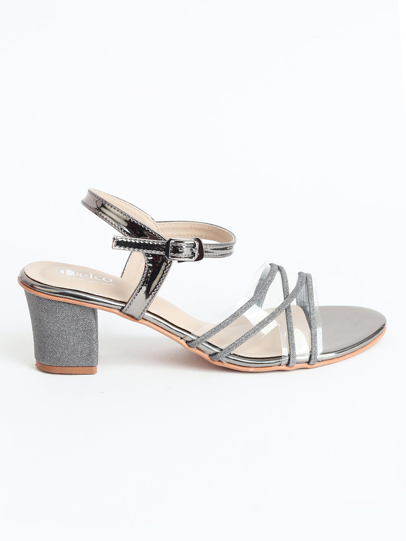 Delco Glamorous Block Heel Sandals