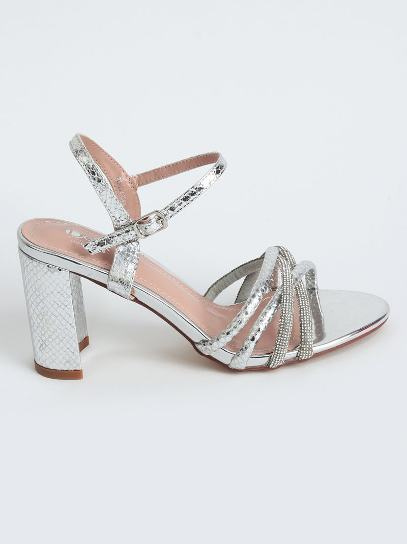 Delco Stride Block Heel Sandals