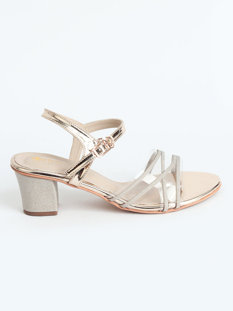 Delco Glamorous Block Heel Sandals