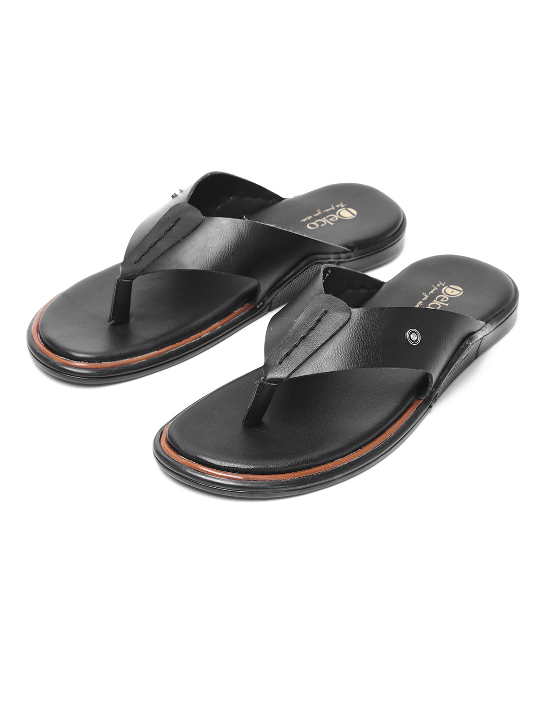 Urban Ease: Delco's Slip on Chappal for Men