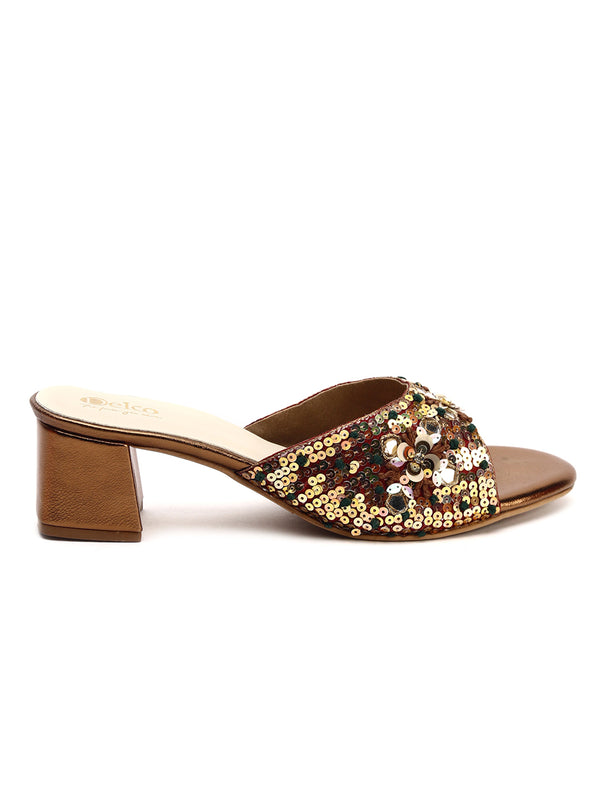 Embellished Fancy Stones Slip ons