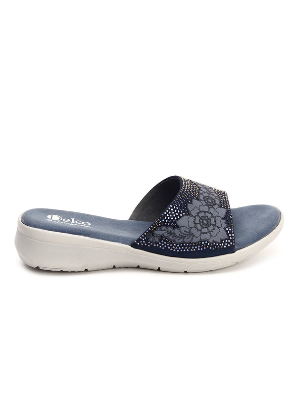Casual Comfort Muse Flat Slip-Ons with PU Sole
