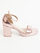 Delco Fancy Block Heel Sandals