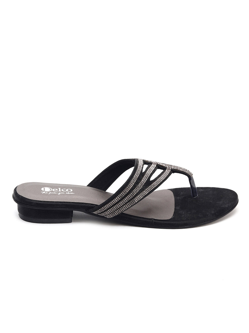 Elegant 1-Inch Flat Chappals