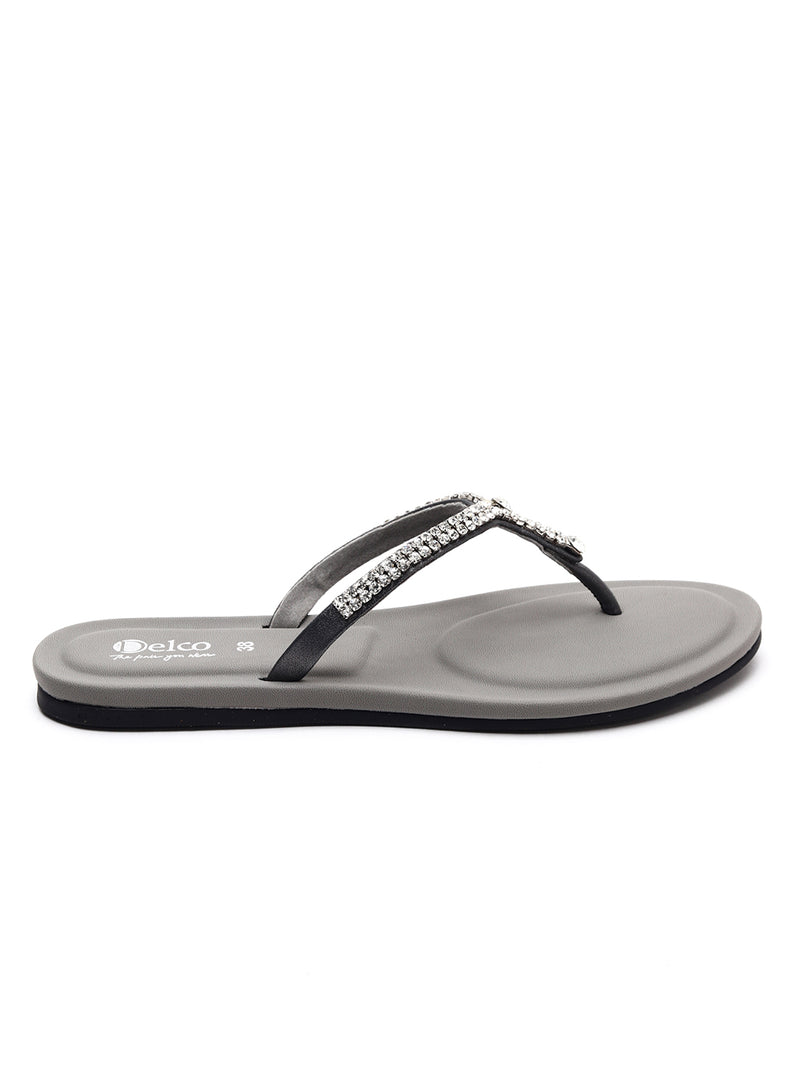 Casual Stone Flat Chappals