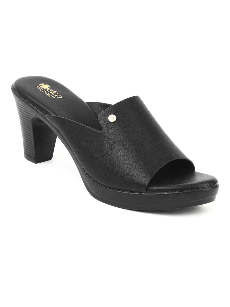 Delco Block Heels Slip- On