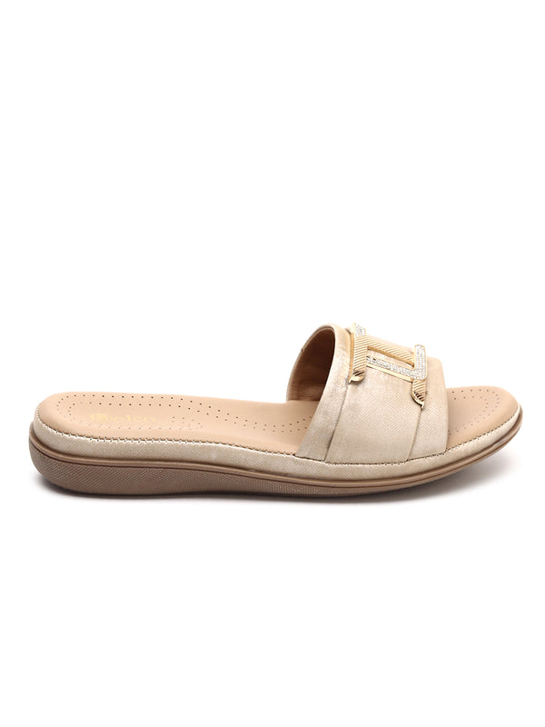 Effortless Casual Style Muse Flat Slip-Ons