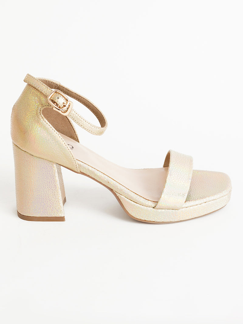 Delco Fancy Block Heel Sandals