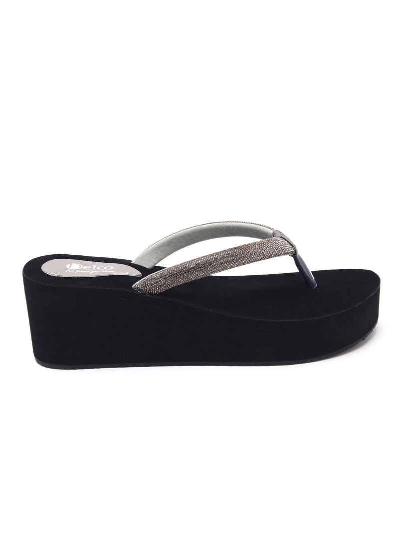 Chic Stone Platform Chappals