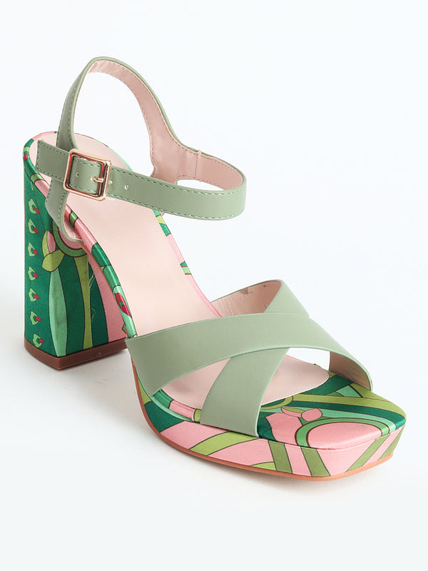 Delco Elevate Block Heel Sandals