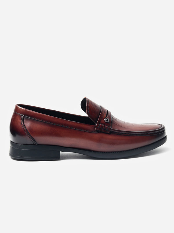 Signature Pull-On Leather Moccasin Loafer