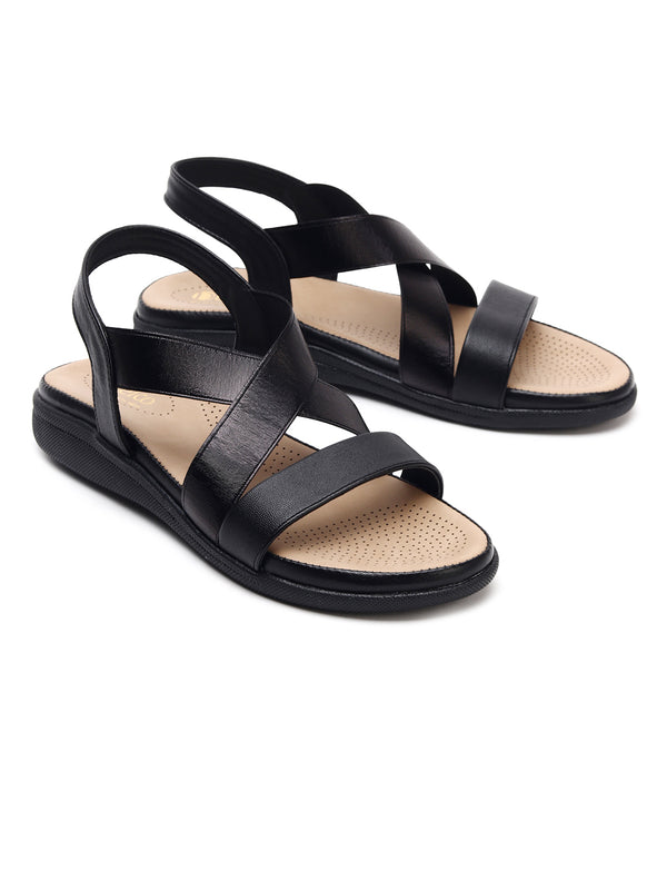 TPR Sole Flat Back-Strap Sandals