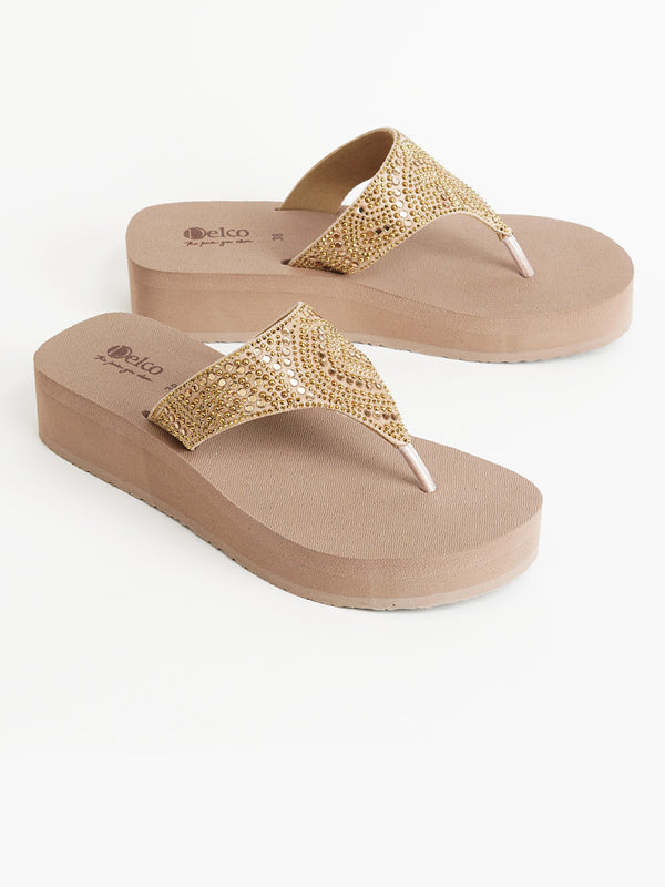 Delco Glam Rise Platform Chappal