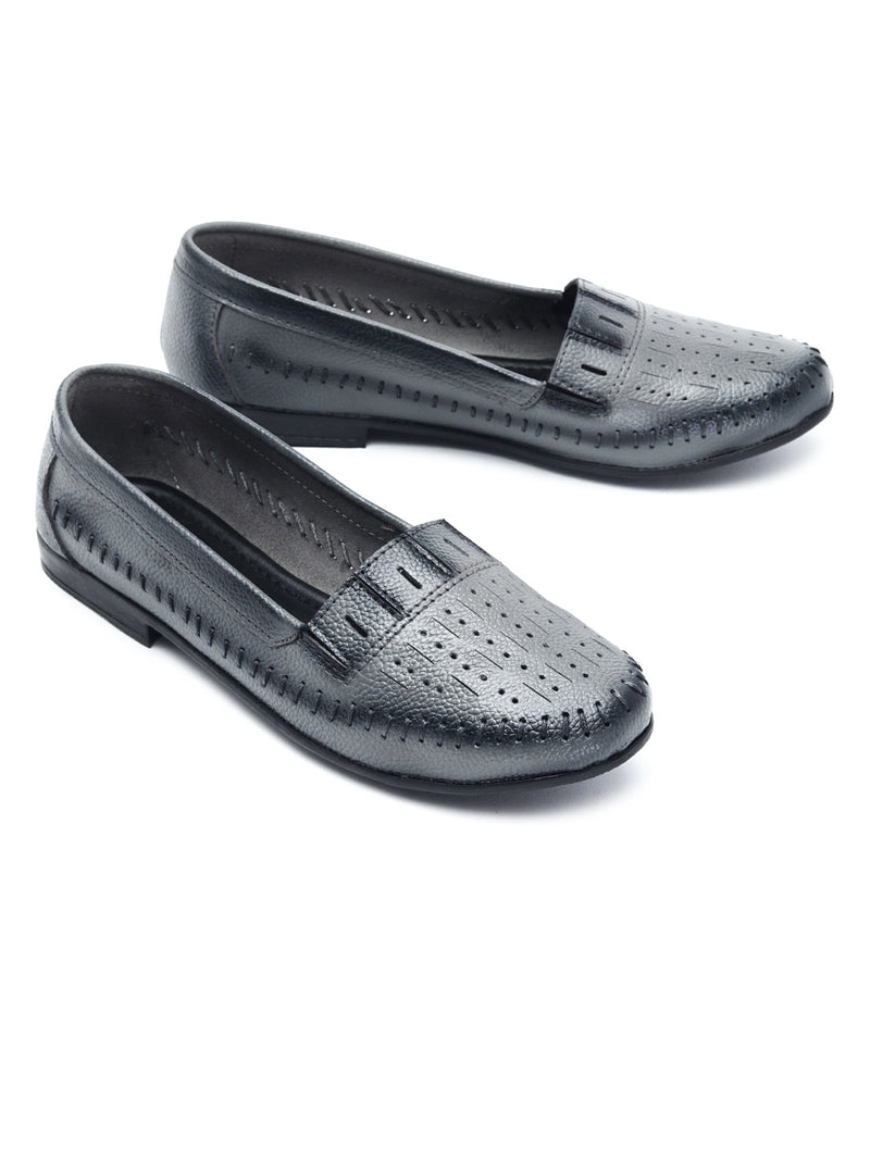 Delco Leather Flat Casual Pull ons
