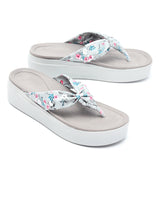 Delco Floral Printed Chappals