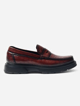 Premium Pull-On Leather Moccasin Derby