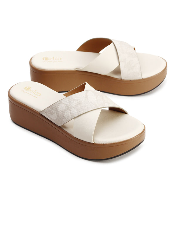 Chic Comfort Platform Slip-Ons