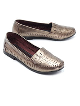 Delco Leather Flat Casual Pull ons