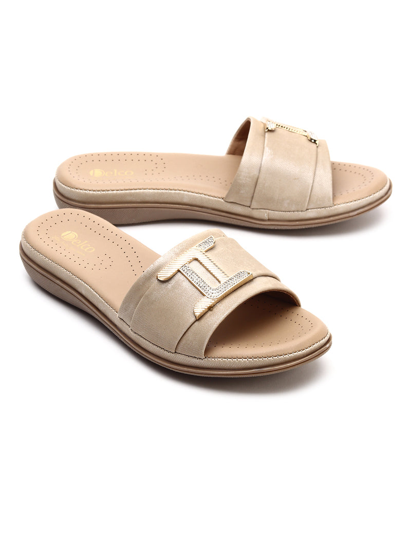 Effortless Casual Style Muse Flat Slip-Ons