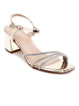 Delco Star Glow Block Heel Sandals