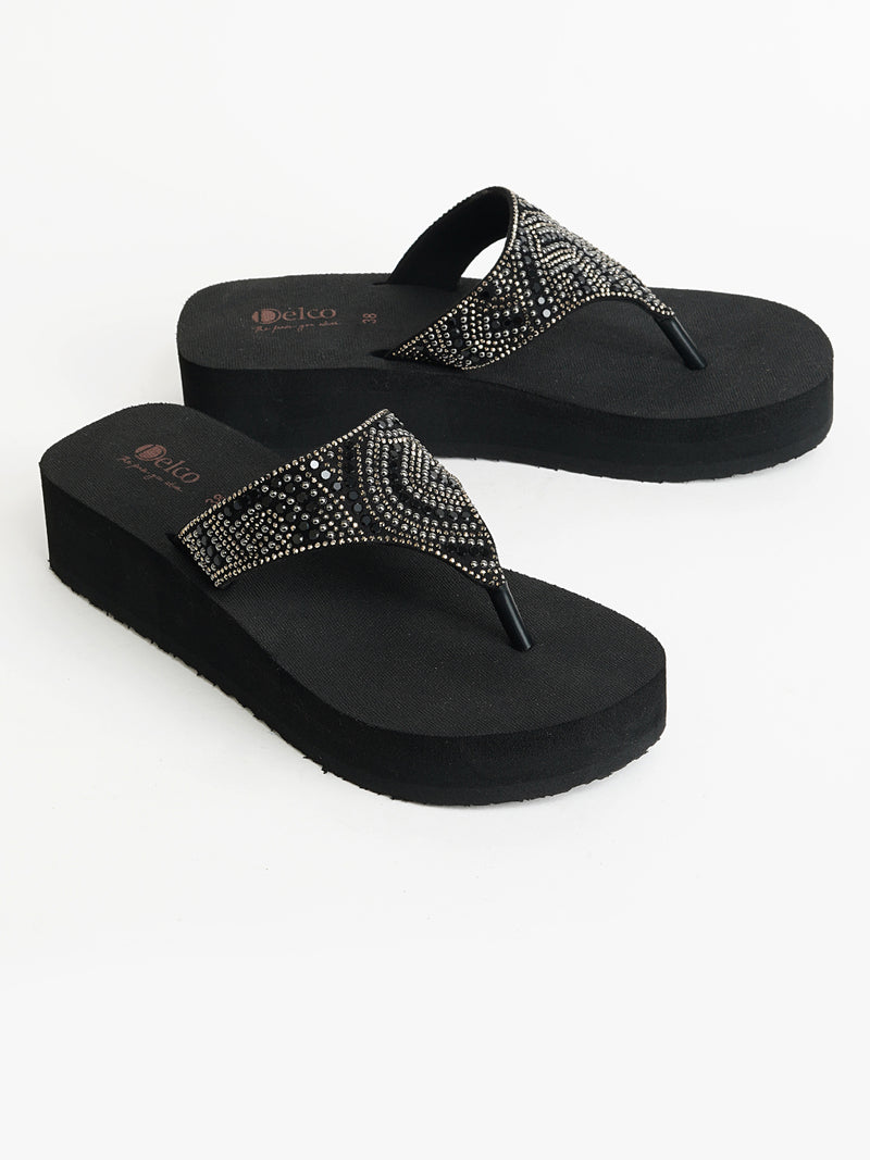 Delco Glam Rise Platform Chappal