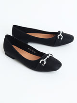 Delco Chic Pull-On Belly Flats