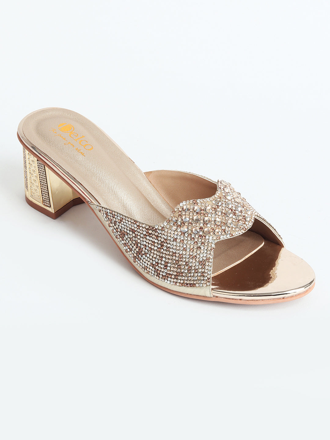 Muse Fancy Block Heel Slip-Ons