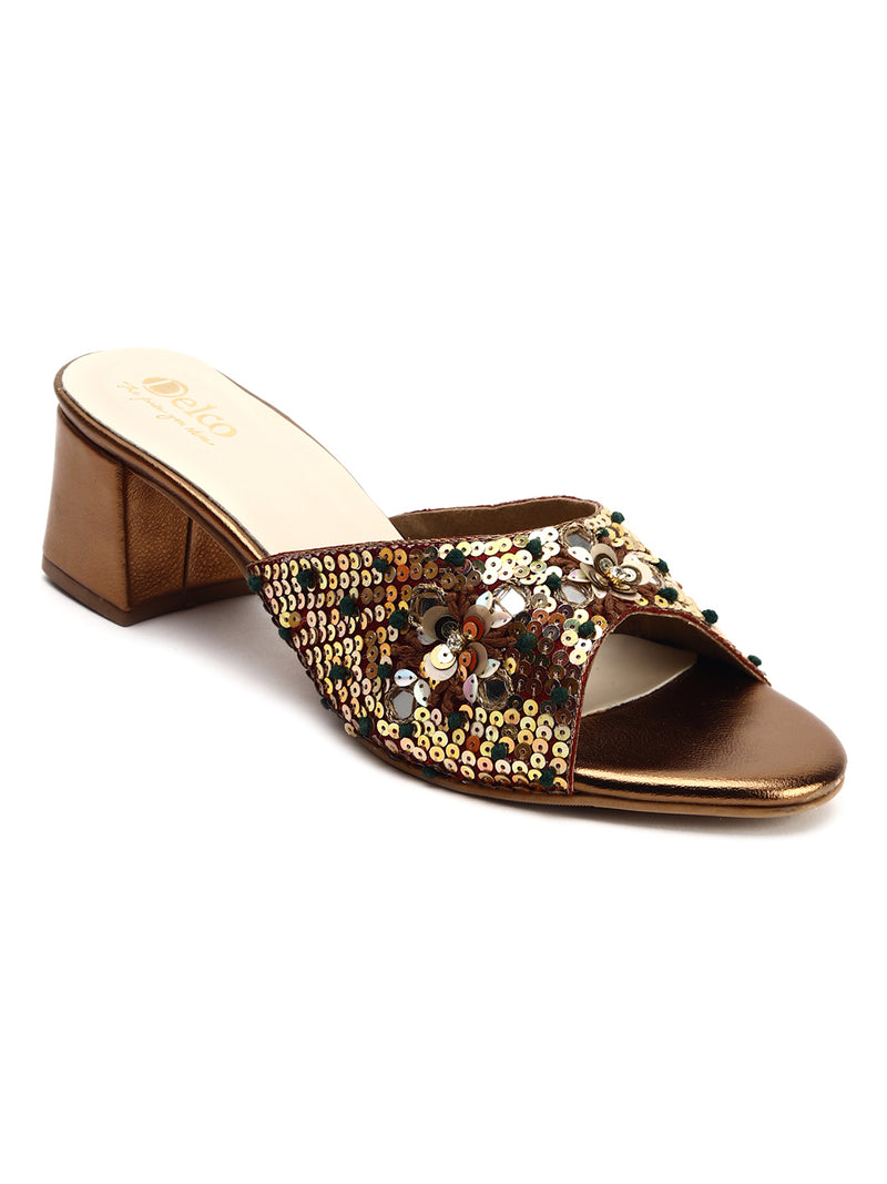 Embellished Fancy Stones Slip ons