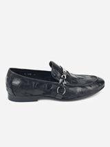 Delco Noir Bold Buckleup Moccasins