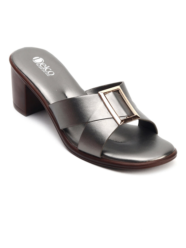 Trendy Casual Block heel Slip ons