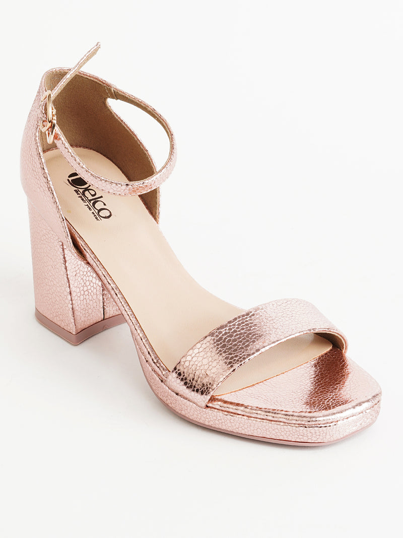 Delco Fancy Block Heel Sandals