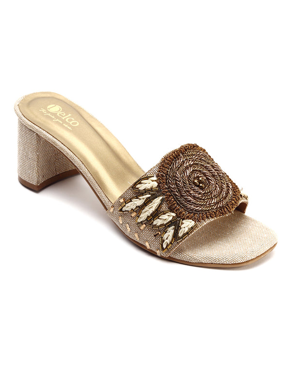 Casual Chic Muse Block Heel Slip-Ons