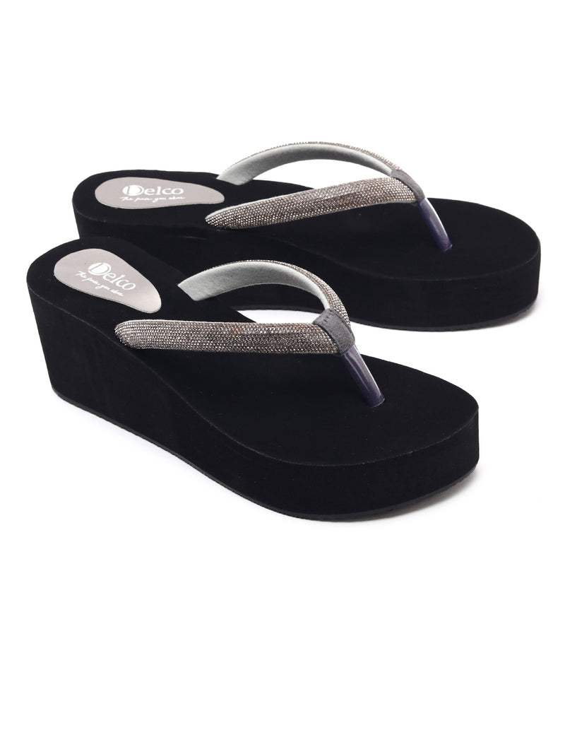 Chic Stone Platform Chappals