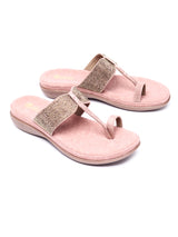 Starlight Stroll: Delco Suede Fancy Chappal