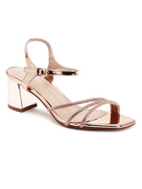 Delco Star Glow Block Heel Sandals