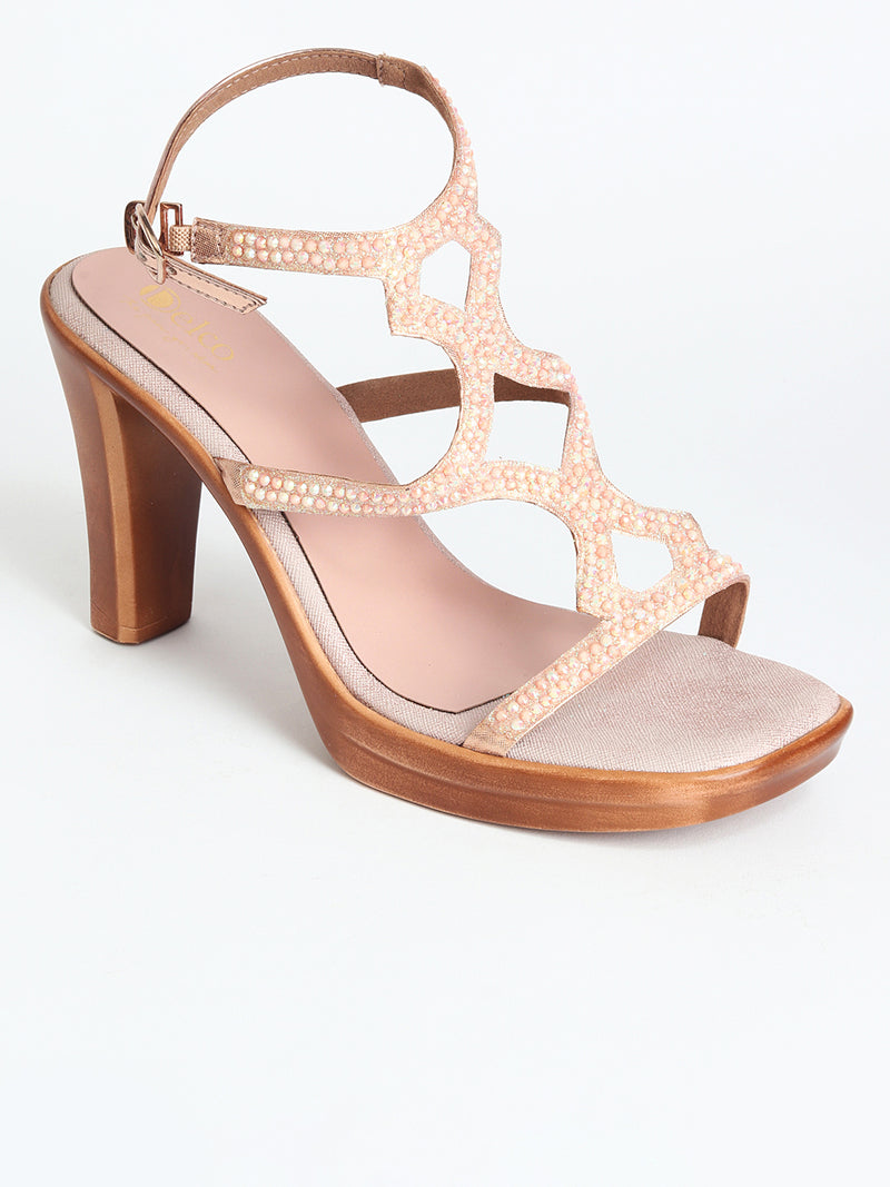 Delco Starlit Block Heel Sandals