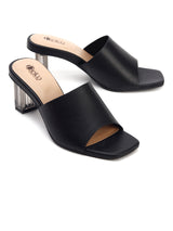 Muse of Style Block Heel Slip-Ons