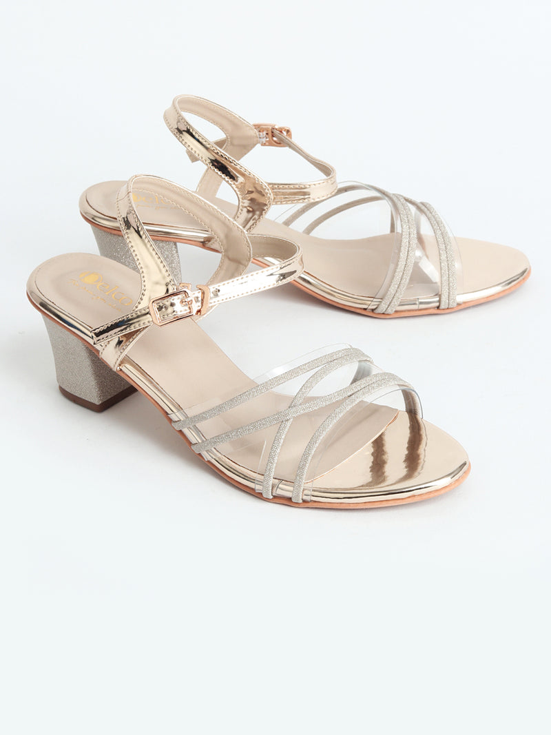 Delco Glamorous Block Heel Sandals