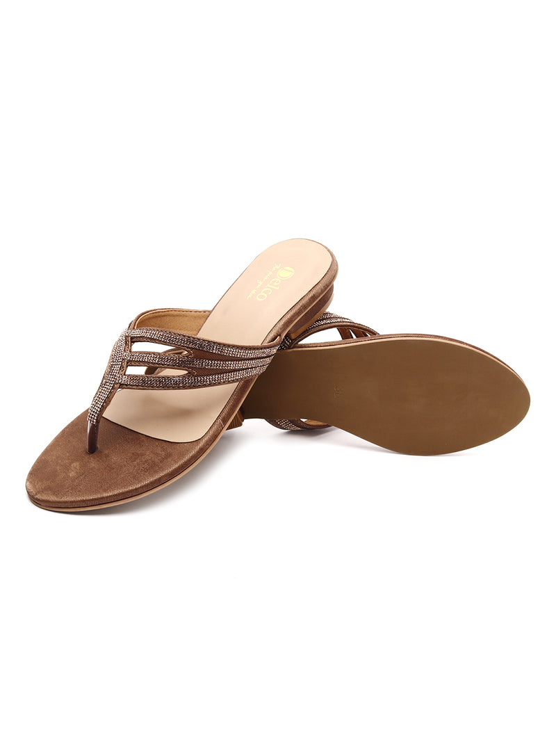 Elegant 1-Inch Flat Chappals